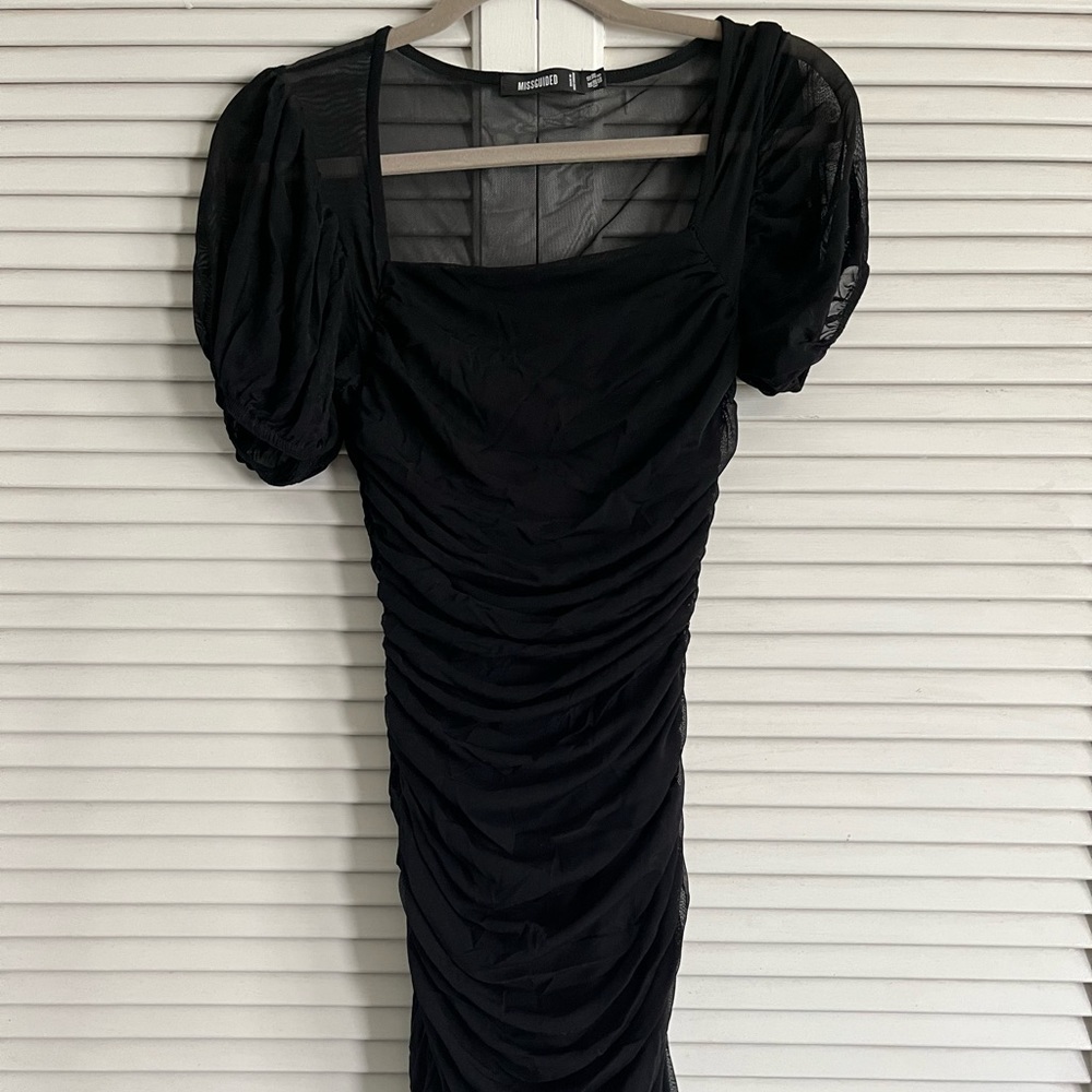 Black Bodycon mini dress